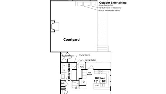 First Floor w/Courtyard